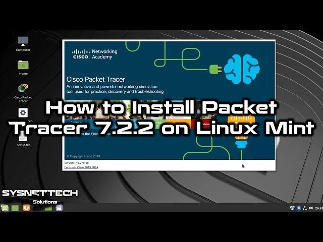 How to Install Cisco Packet Tracer 7.2.2 on Linux Mint 19.2 | SYSNETTECH Solutions