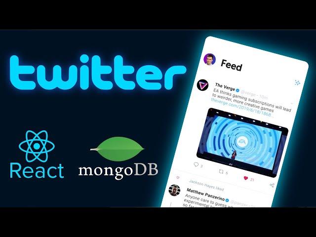 Twitter clone with React.js, MongoDB and tailwind css