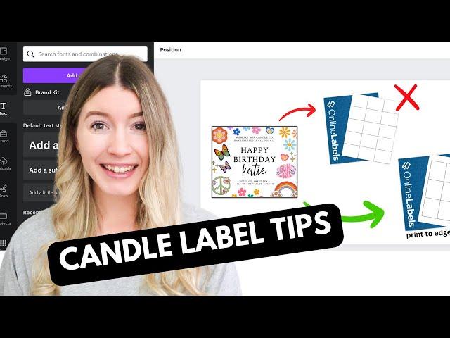 My BEST Candle Label Designing & Printing Tips