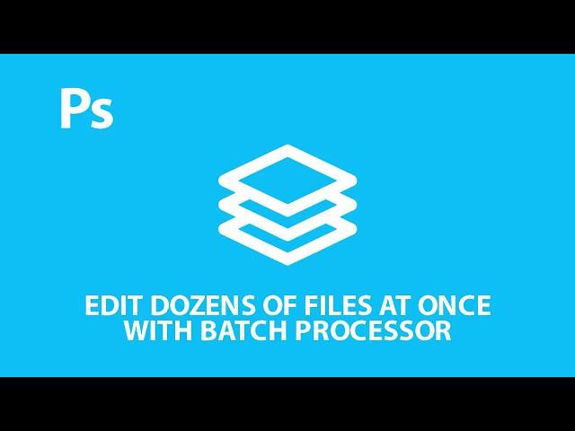 Resize Dozens of Files at Once with Photoshop Batch-Process