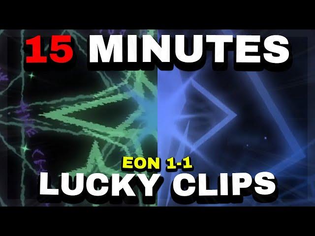 15 MINUTES of LUCKY CLIPS In Sol's RNG Eon 1-1! (LUCKY CLIPS COMPILATION)