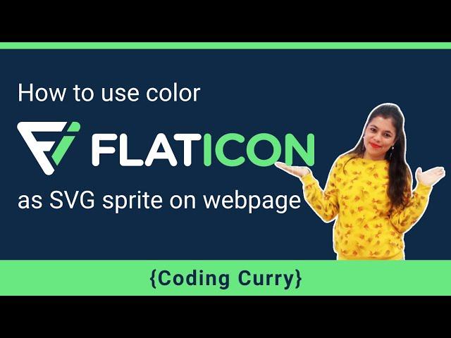 How to use color Flat icon as SVG sprite in a webpage