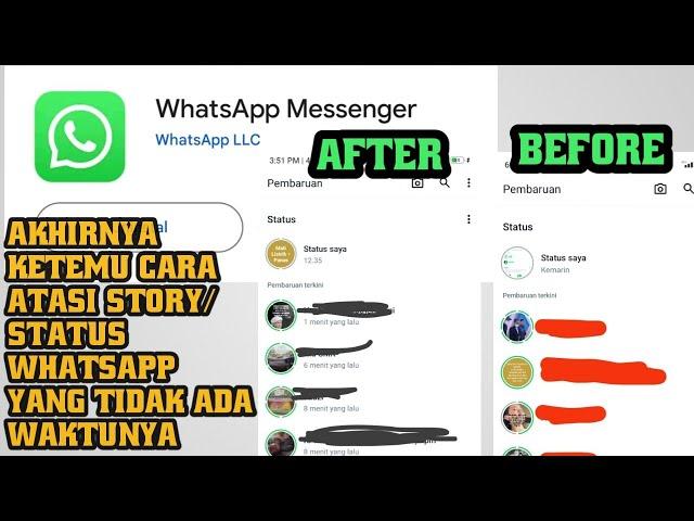 Atasi masalah status WhatsApp tidak ada waktunya