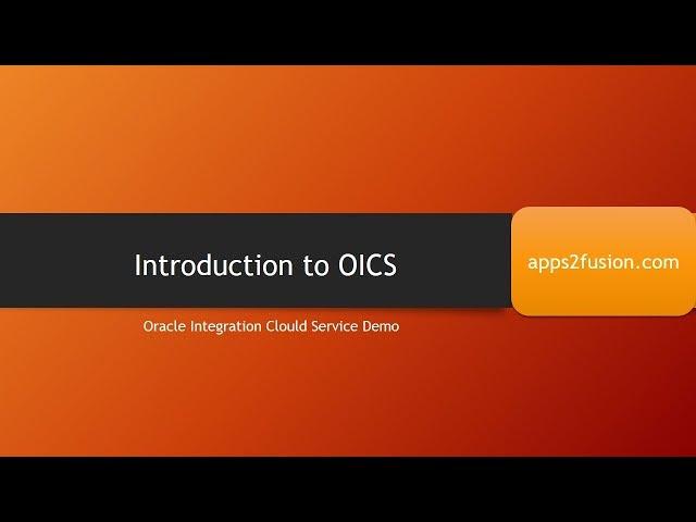 Introduction to OICS
