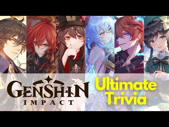 [ANIME GAME] The ULTIMATE Genshin Impact Quiz | 40 Questions