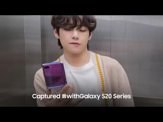 Galaxy X BTS: V and Galaxy Z Flip l Samsung