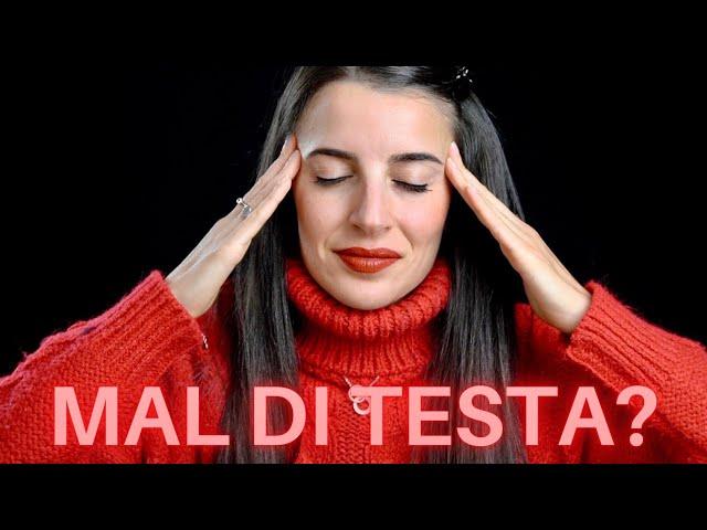 ASMR  | TI CURO IL MAL DI TESTA ‍️‍️