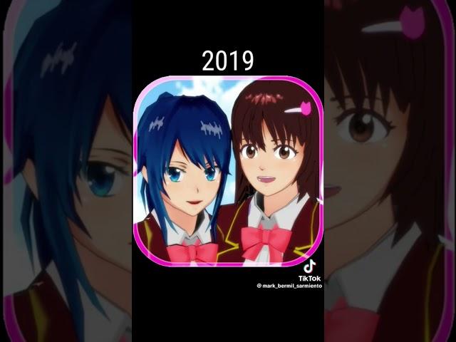 Sakura School Simulator Game Icon From 2018 to 2023?! || #sakuraschoolsimulator