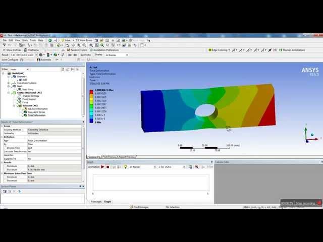 ANSYS Workbench Tutorial - Introduction to Static Structural