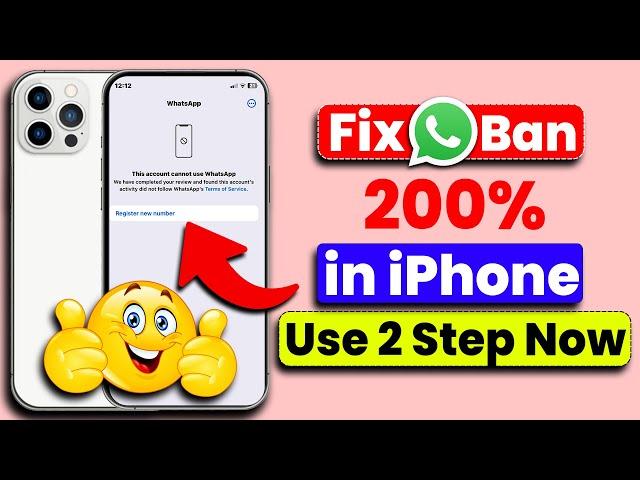 whatsapp banned my number solution iphone | this account can no longer use whatsapp iphone