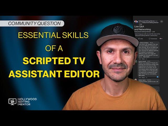 Essential Skills of a Film & TV Assistant Editor [#AskJoaquin]