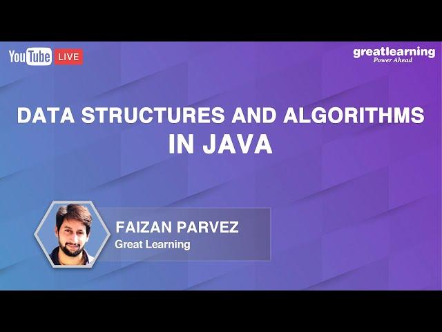 Data Structures and Algorithms | Java for Beginners | Learn Java | Great Learning