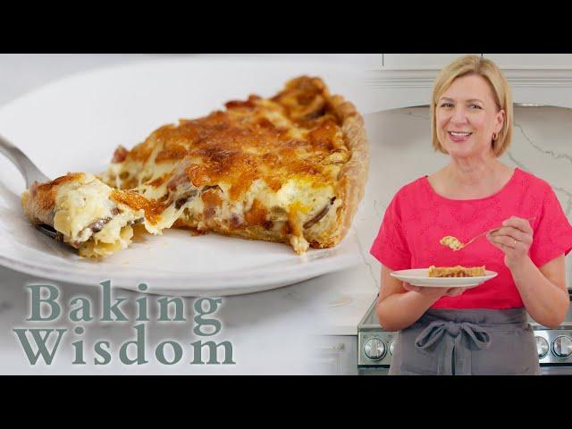 Anna Olson Makes a Delectable Leek & Cheese Quiche! | Baking Wisdom