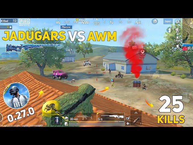 JADUGARS VS AWM !! | PUBG LITE NEW UPDATE 0.27.0 GAMEPLAY | PUBG LITE BGMI LITE