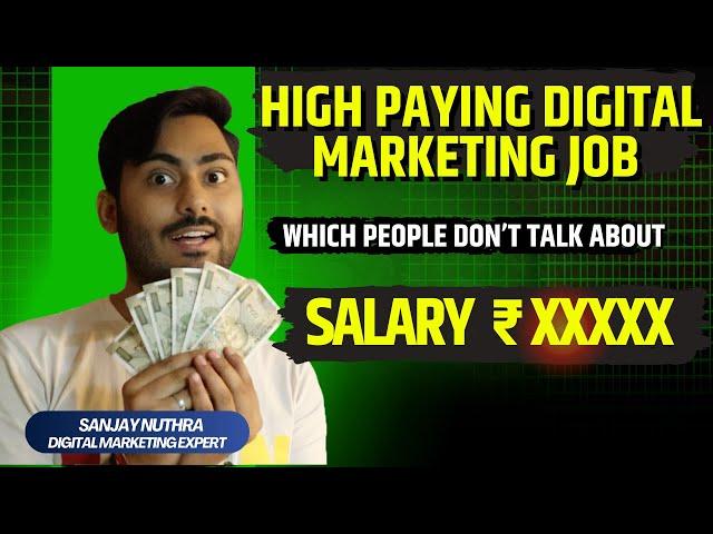 Top Digital Marketing Job in 2024 | Underrated but High Paying