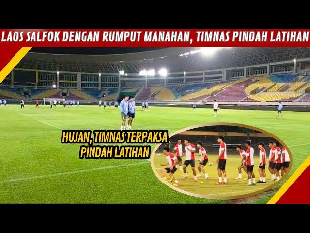 LAOS COBA RUMPUT MANAHAN, TIMNAS INDONESIA LATIHAN DI SRIWEDARI