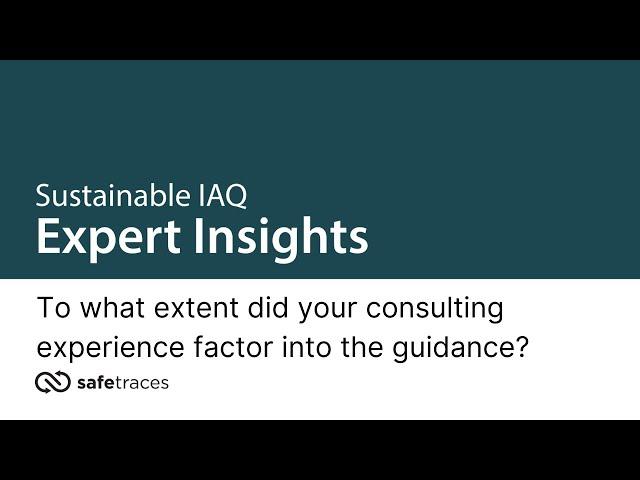 Sustainable IAQ: Expert Insights with Raj Setty - Highlight 6