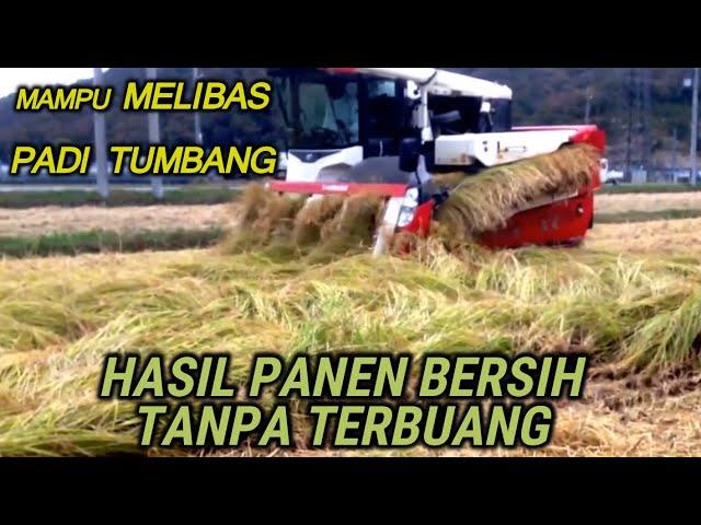 MESIN PEMANEN PADI LiBAS TAK TERSISA - COMBINE HARVESTER YANMAR AG 7114R