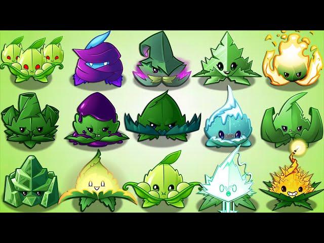 All MINT Plants Power-Up! in Plants vs Zombies 2