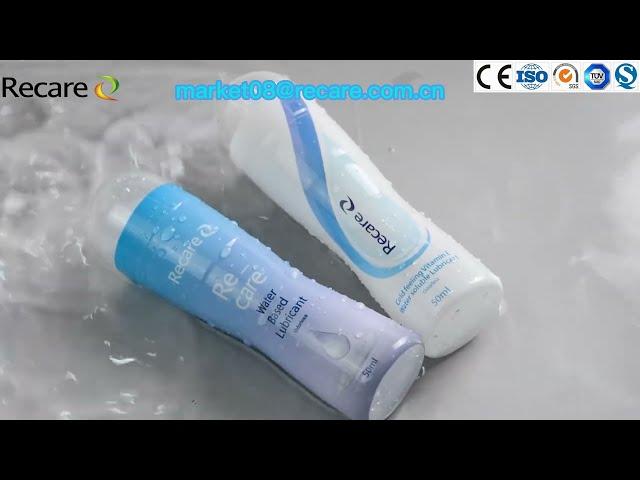 New hot fashion Recare water based sex gel jelly lubricante vitamin e cooling personal lubricant.