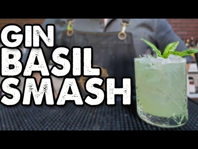 Got Basil? Then try this delicious Gin Basil Smash!