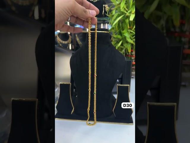 1099/-… 1 gram gold forming chain.. 24 inches… high quality… real gold look… dull finish…9346589853