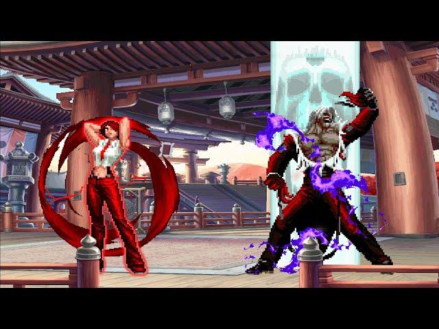 [KOF Mugen] Vanessa Team vs Boss Rugal Team