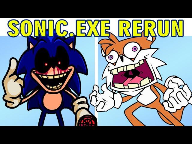 SONIC.EXE RERUN Rebuilt Version 2023 VS Friday Night Funkin + Full New Week (FNF MOD HARD)