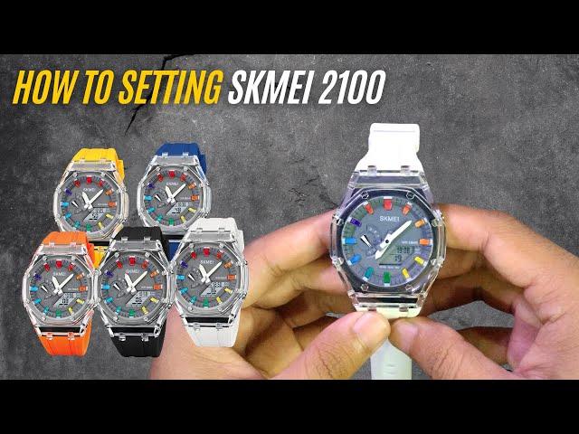 Cara Setting Jam Tangan SKMEI 2100