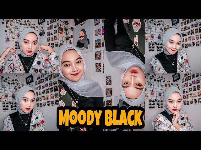 Tutorial Lightroom Selfie Moody Black Free Preset DNG and XMP