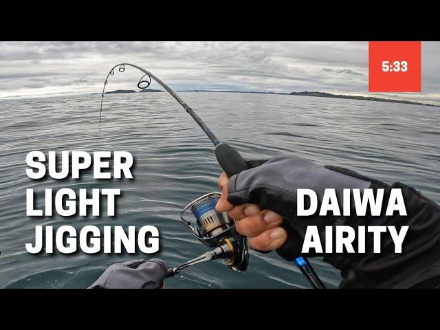 Super Light Jigging with Daiwa 2023 Airity LT2500-H and Elementus Micro Spin