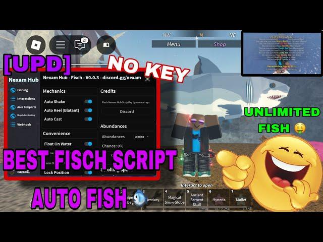 [UPD] Fisch Script Pastebin GUI | Fastest Auto Fish,Fish Dupe Fluxus,Hydrogen,Delta,Arceus X Mobile