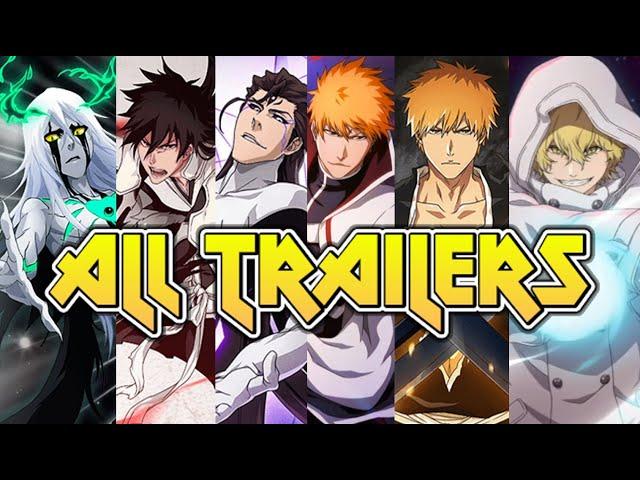 BLEACH BRAVE SOULS ALL ANNIVERSARY TRAILERS (From 3 to 9)  BBS All Anni Promo Teasers Compilation!