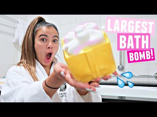 10 POUND LUSH BATH BOMB! Lush's largest bath bomb tested