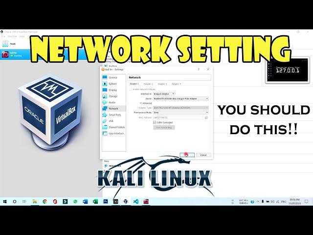 Best Network Setting for Virtual Box with Kali Linux || OR Any VM's
