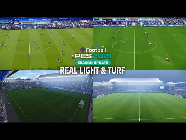 PES 2021 & Football Life 2024 - New Real Turf and Light 2024