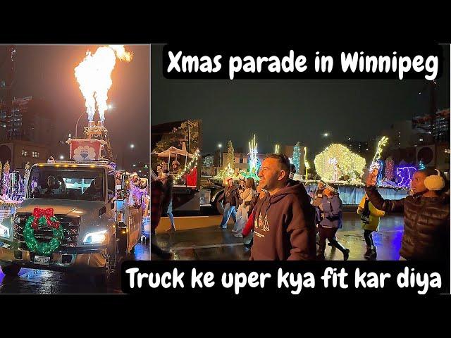 First time itna Decorate TRUCK dekha Christmas Parade pe  | 673