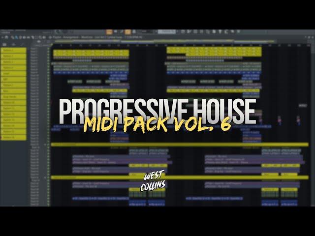 West Collins - Progressive House MIDI Pack Vol. 6