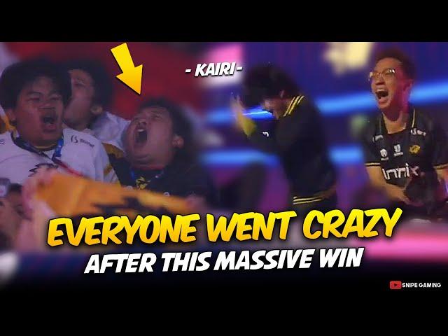 YOU CAN FEEL THE EMOTION of KAIRI and BUTTS after WINNING AGAINST AP BREN . . . 