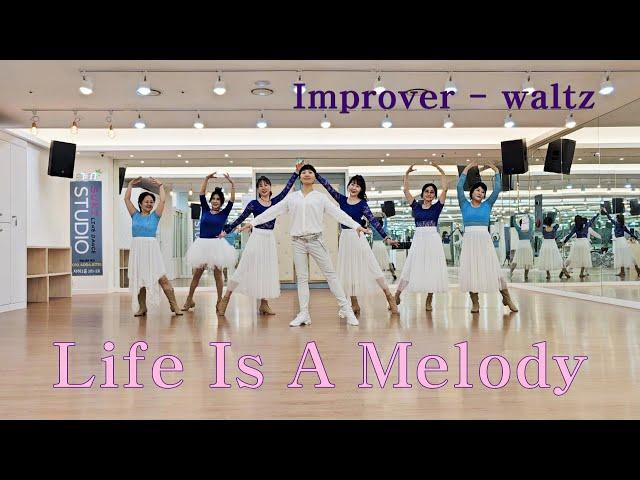 Life Is A Melody Line Dance (Improver - waltz)