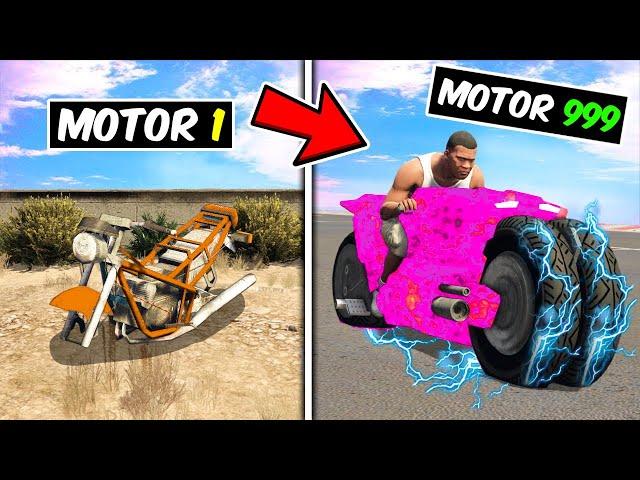 HER KAZA YAPTIĞIMDA MOTORSİKLETİM BÜYÜYOR ️ - GTA 5 MODS