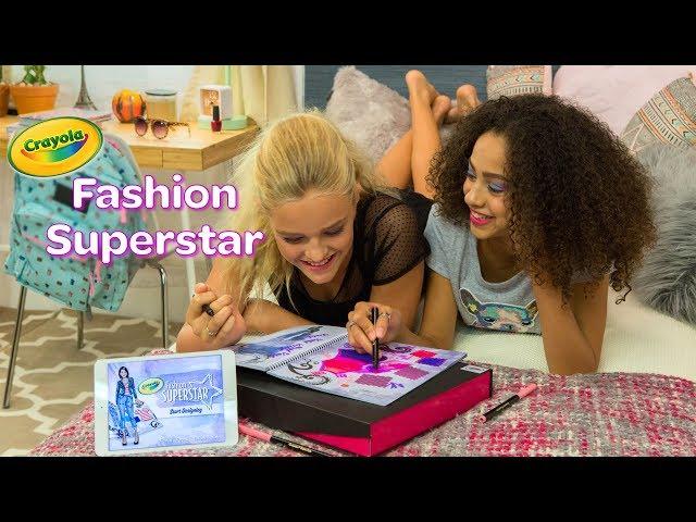 NEW Crayola Fashion Superstar || Crayola Product Demo