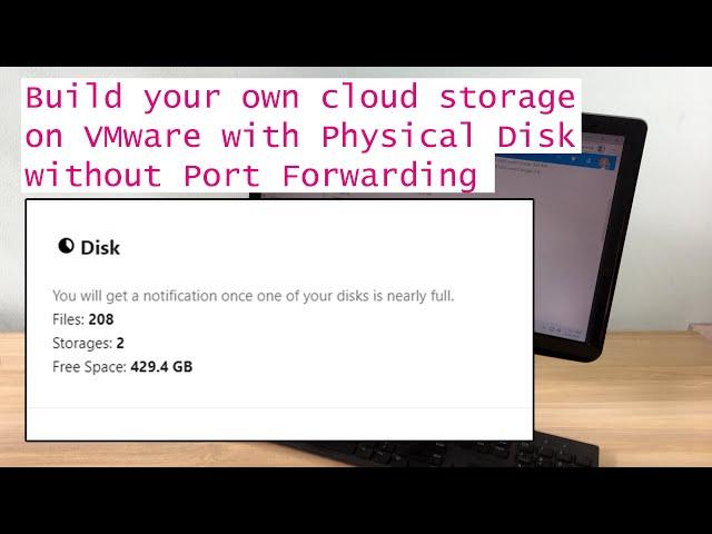 How to use a virtual machine as a cloud storage