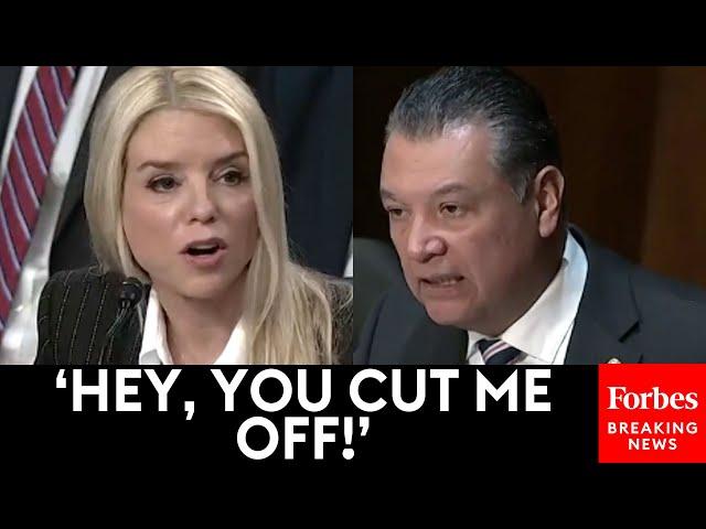 BREAKING NEWS: Pam Bondi Claps Back At Alex Padilla: 'I'm Not Here To Do Your Homework!'