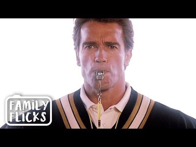 Kids Get Police Training From Arnold Schwarzenegger | Kindergarten Cop (1990) | Family Flicks