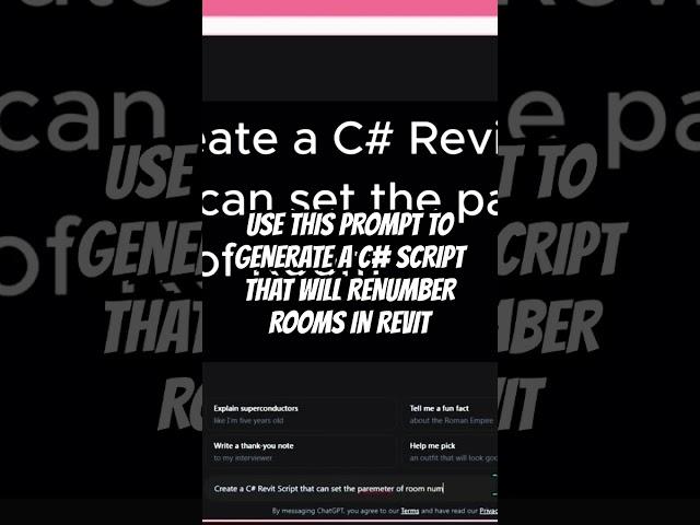 Create a Revit Plugin using only ChatGPT. #bim #revit #coding