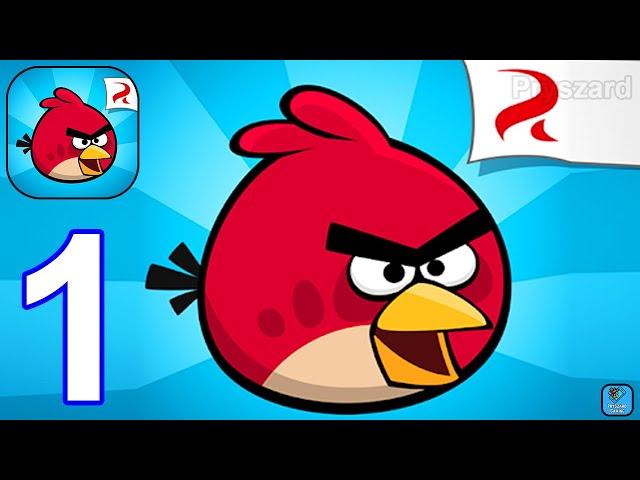 Rovio Classics: Angry Birds - Gameplay Walkthrough Part 1 Poached Eggs (iOS,Android Gameplay)