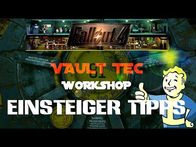 How to Fallout 4 Vault DLC Einsteigertipps zum Vaultbau