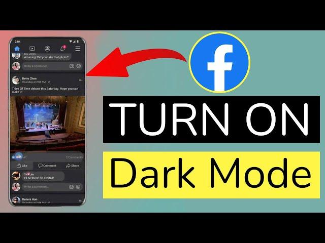 How to enable dark mode in Facebook Business Page on Android?