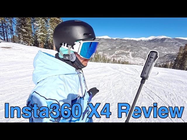 Insta360 x4 Review for Skiing and Snowboarding!